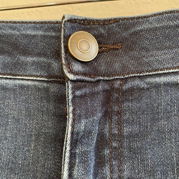 Venezia Lane Bryant Womens 24S Dark Wash Stretch Denim Blue Jeans - Picture 8 of 10